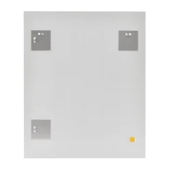 Miroir salle de bains rectangulaire 50X60 cm Wapta argent