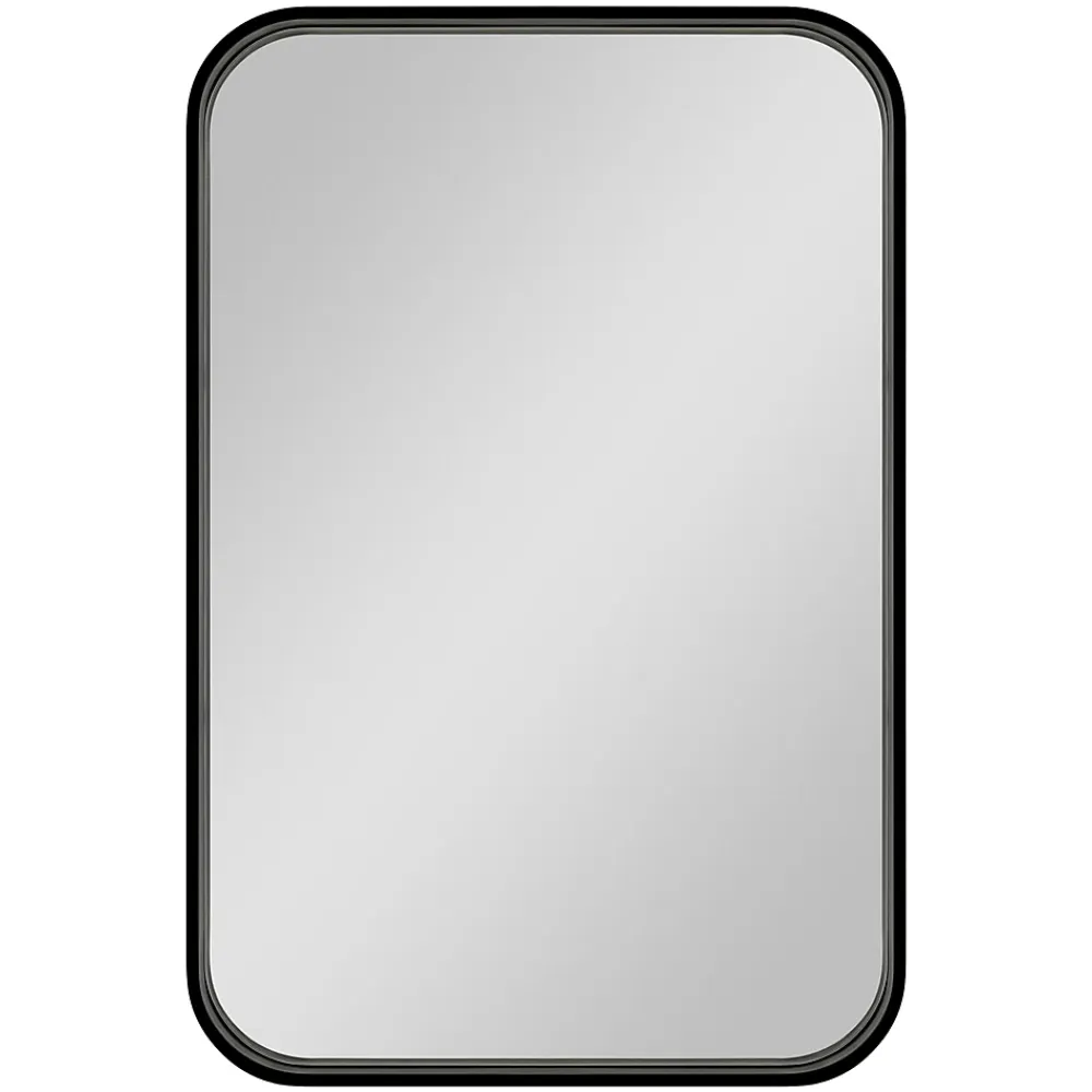 GoodHome Miroir salle de bains rectangulaire 40x60 cm Tisa noir