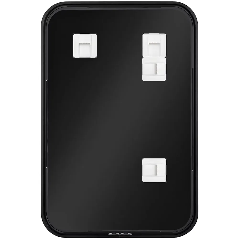 GoodHome Miroir salle de bains rectangulaire 40x60 cm Tisa noir