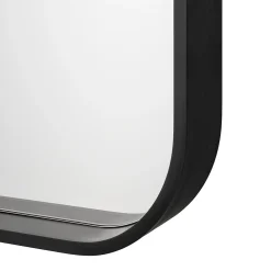 GoodHome Miroir salle de bains rectangulaire 40x60 cm Tisa noir