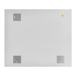 Miroir salle de bains rectangulaire 70X60 cm Wapta argent