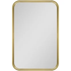 GoodHome Miroir salle de bains rectangulaire 40x60 cm Tisa doré