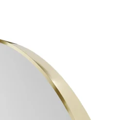 GoodHome Miroir salle de bains rond Ø100 cm, doré, Tisa