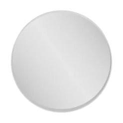 Miroir Simple|GoodHome Miroir salle de bains rond Ø80 cm, blanc, Tisa