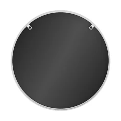 Miroir Simple|GoodHome Miroir salle de bains rond Ø80 cm, blanc, Tisa