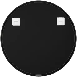 GoodHome Miroir salle de bains rond diamètre 80 cm Tisa noir