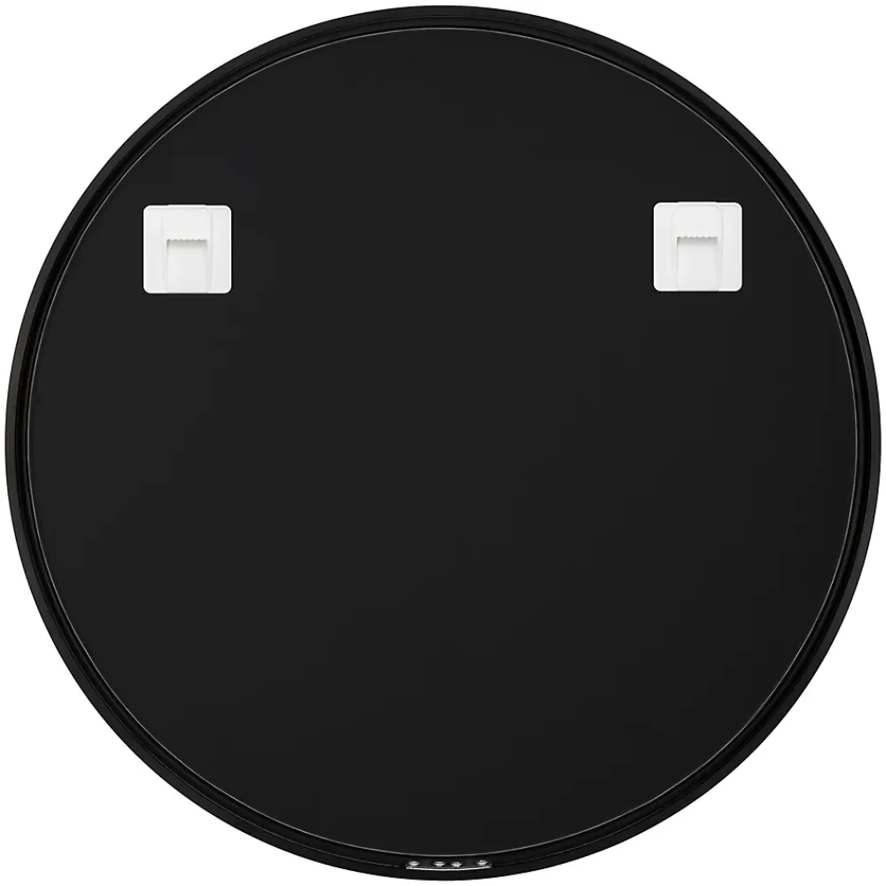 GoodHome Miroir salle de bains rond diamètre 80 cm Tisa noir