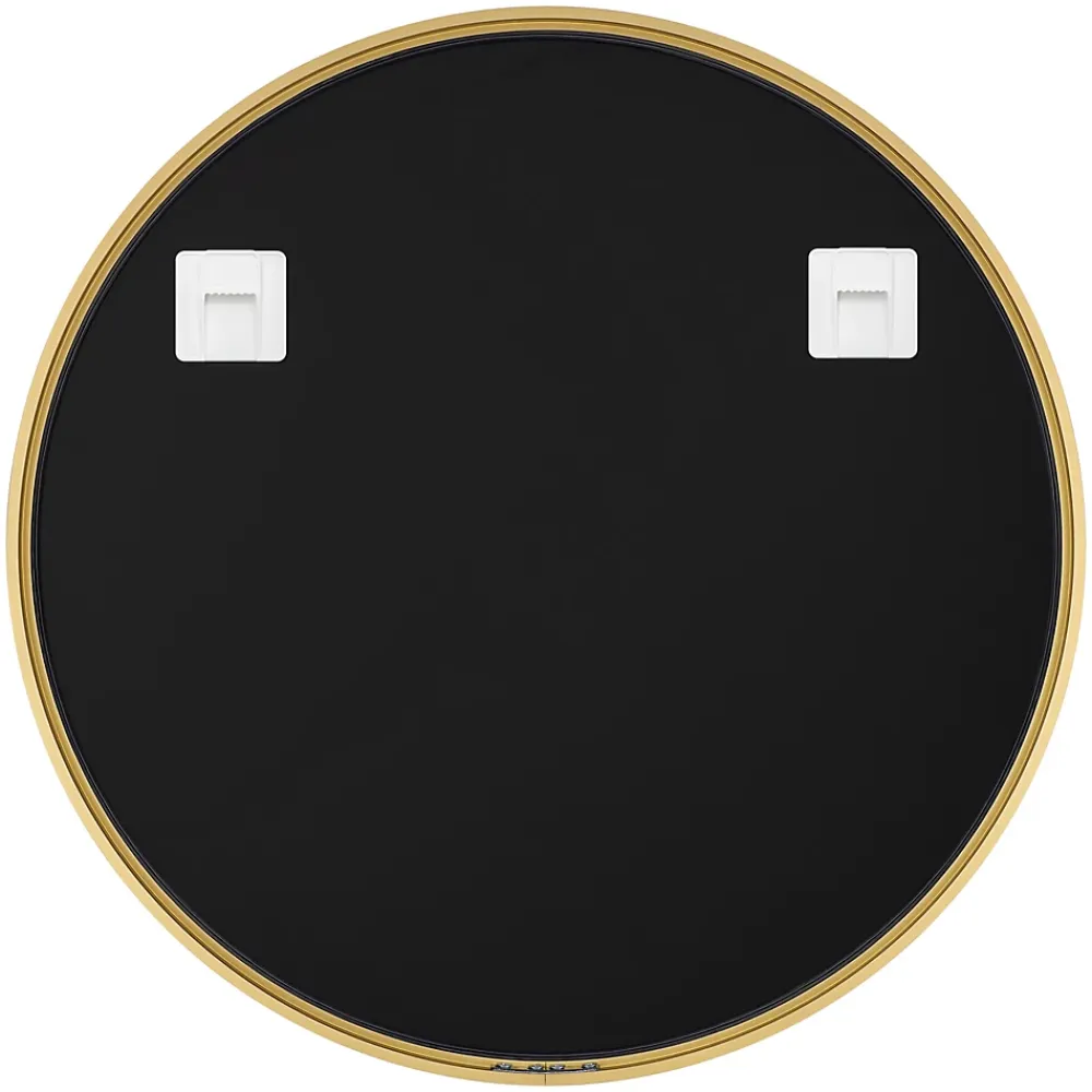 Miroir Simple|GoodHome Miroir salle de bains rond diamètre 60 cm Tisa doré