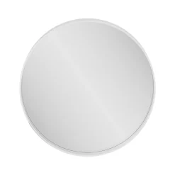 Miroir Simple|GoodHome Miroir salle de bains rond Ø60 cm, blanc, Tisa