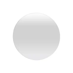 Miroir Simple| Miroir salle de bains rond diamètre 40 cm Dunnet noir