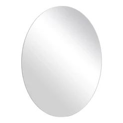 Miroir salle de bains rond diamètre 60 cm Dunnet noir