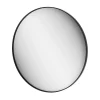Miroir Simple|GoodHome Miroir salle de bains rond Ø100 cm, noir, Tisa