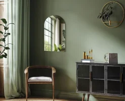 Tulup Miroir Semi-Ovale 60 x 100 cm Idéal pour la salle de bain