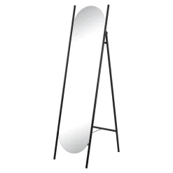 Helloshop26 Miroir sur pied 150 x 41 noir