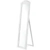 Helloshop26 Miroir sur pied inclinable 160 x blanc