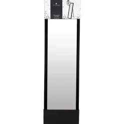 Atmosphera Créateur D'Intérieur Miroir sur Pied Noir 35x125cm - Noir- Atmosphera