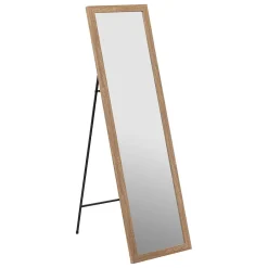 Atmosphera Créateur D'Intérieur Miroir sur Pied Noir 35x125cm - Noir- Atmosphera