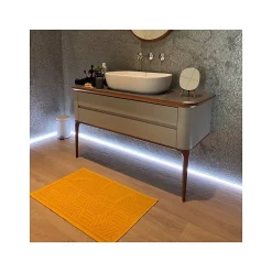 Spirella Miroir sur pied ovale Bois ALESIA Bois d'acacia