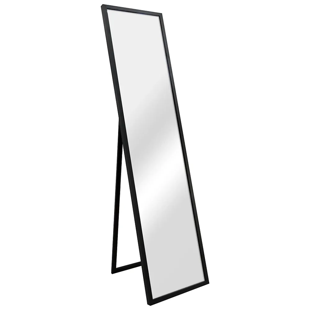 Miroir Simple|Helloshop26 Miroir sur pied psyche inclinable 150 noir