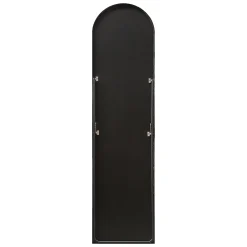 Helloshop26 Miroir sur pied psyche inclinable 160 noir