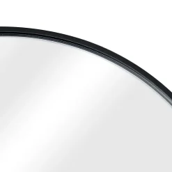 Helloshop26 Miroir sur pied psyche inclinable 160 noir