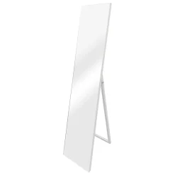 Miroir Simple|Helloshop26 Miroir sur pied psyche inclinable 150 blanc