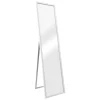Helloshop26 Miroir sur pied psyche inclinable 150 blanc