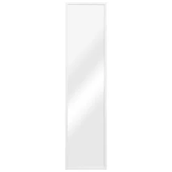 Helloshop26 Miroir sur pied psyche inclinable 150 blanc
