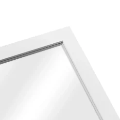 Helloshop26 Miroir sur pied psyche inclinable 150 blanc