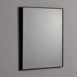 Miroir Grossissant|Kiamami Valentina Miroir 60X80 Avec Bord Noir Mat Réversible