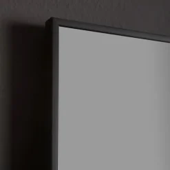 Miroir Grossissant|Kiamami Valentina Miroir 60X80 Avec Bord Noir Mat Réversible