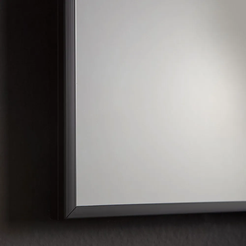 Miroir Grossissant|Kiamami Valentina Miroir 60X80 Avec Bord Noir Mat Réversible