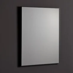 Miroir Grossissant|Kiamami Valentina Miroir 60X80 Avec Bord Noir Mat Réversible