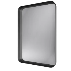 Miroir Simple|Aurlane Miroir 80x45- Cadre en aluminium laque noir mat - UBY