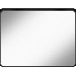 Essebagno Miroir 80x60 noir mat Indus