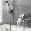 Auralum Max Mitigeur baignoire avec douchette Salle de Bain Robinet de baignoire avec Douchette Chrome