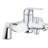 Robinet De Baignoire|Grohe Mitigeur baignoire mécanique Bauloop avec colonnettes