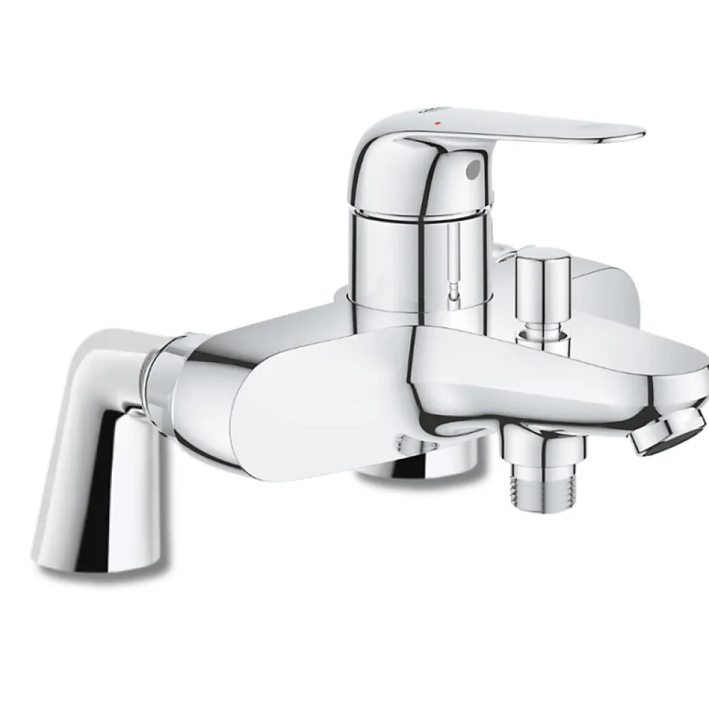 Robinet De Baignoire|Grohe Mitigeur baignoire mécanique Bauloop avec colonnettes