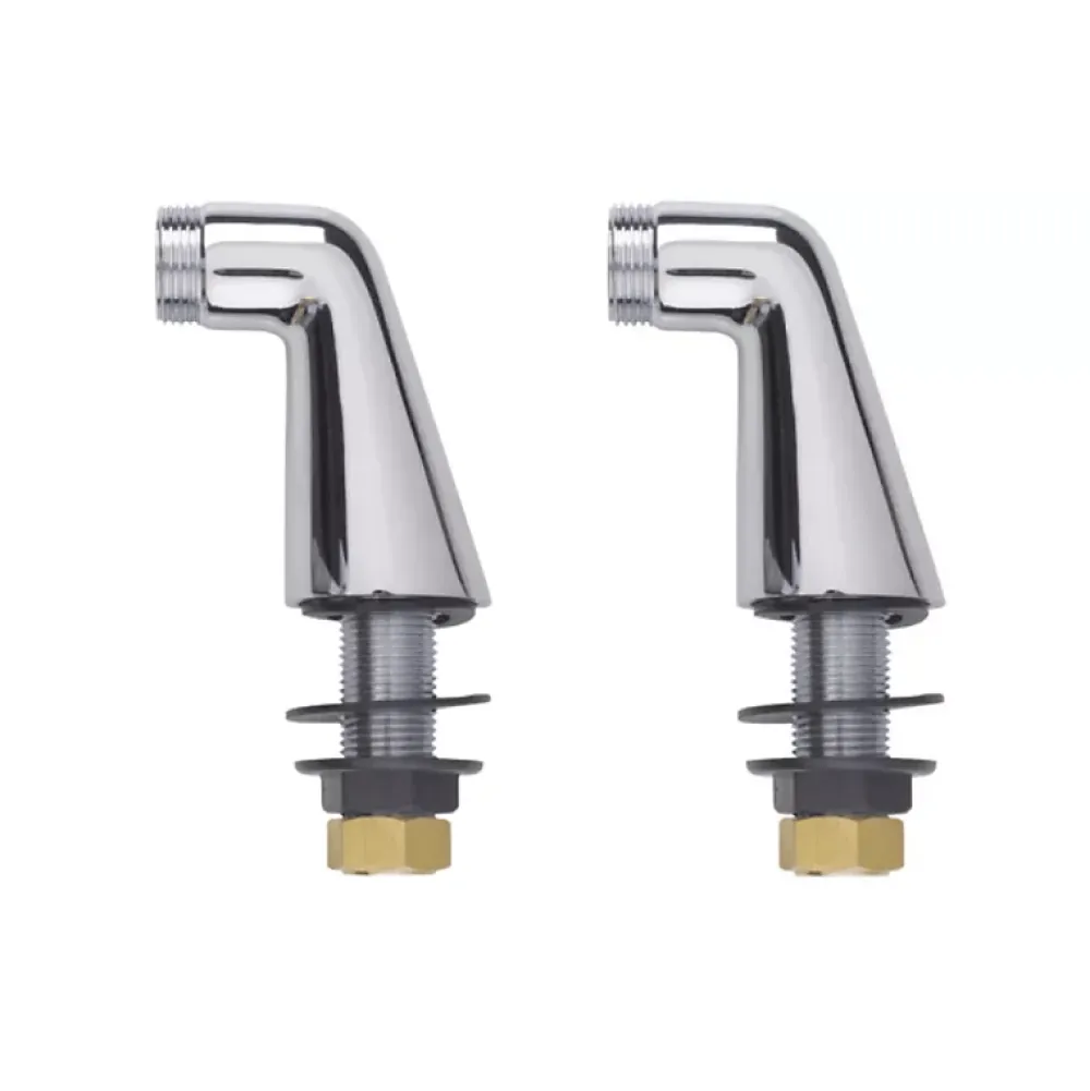 Robinet De Baignoire|Grohe Mitigeur baignoire monocommande Start Loop chromé + Colonnettes Luxe chromé