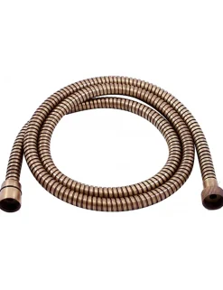 Rav Mitigeur baignoire mural LABE en laiton bronze-Bronze-Avec douchette à support pivotant-Bronze--26 -