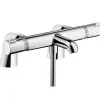 Robinet De Baignoire|Hansgrohe Mitigeur baignoire thermostatique Ecostat Comfort chromé avec colonnettes