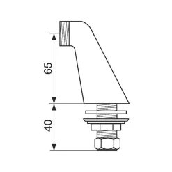 Grohe Mitigeur baignoire thermostatique Grohtherm 800 Cosmopolitan 1/2 + Colonnettes Luxe chromé