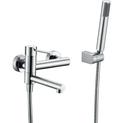 Imex Products Mitigeur baignoiredouche chrome en laiton et zamak avec flexible metal 170 cm