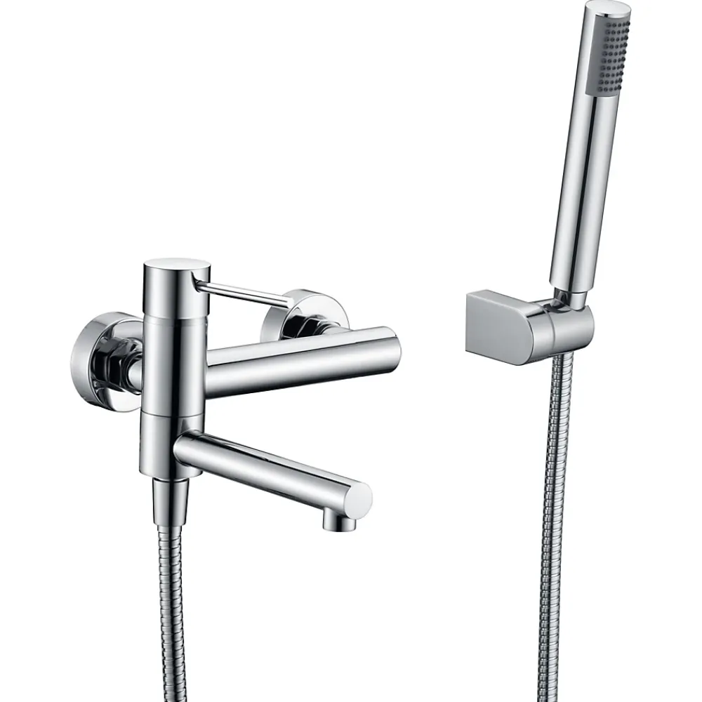 Imex Products Mitigeur baignoiredouche chrome en laiton et zamak avec flexible metal 170 cm