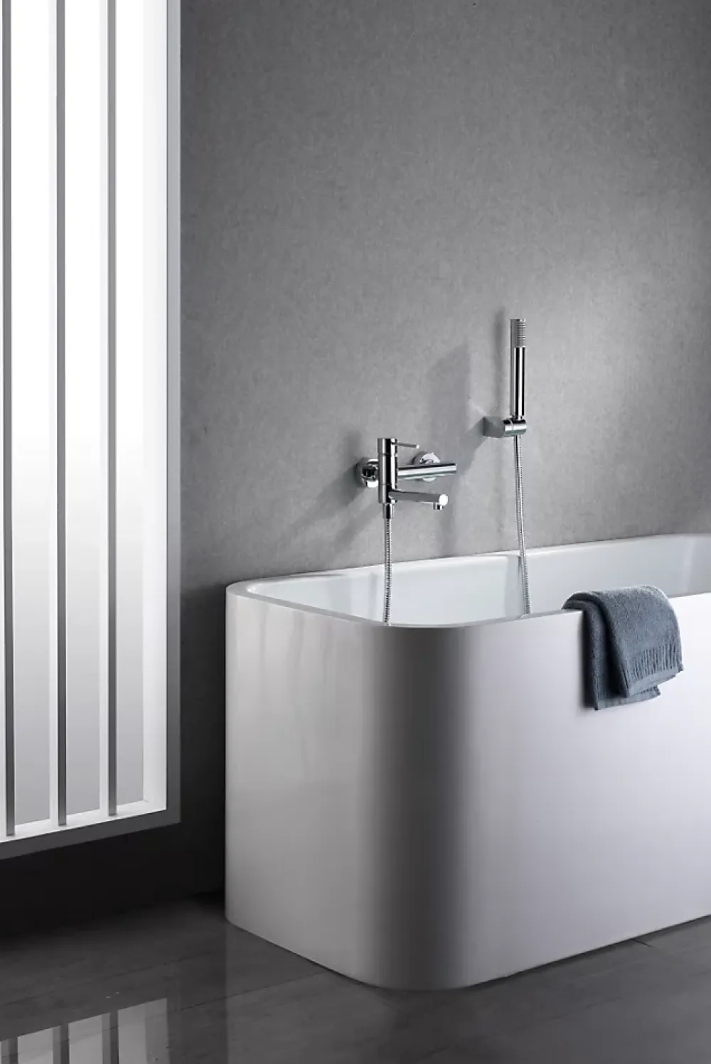 Imex Products Mitigeur baignoiredouche chrome en laiton et zamak avec flexible metal 170 cm