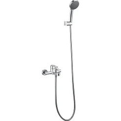 Imex Products Mitigeur baignoiredouche chrome en laiton et zamak avec flexible 180 cm