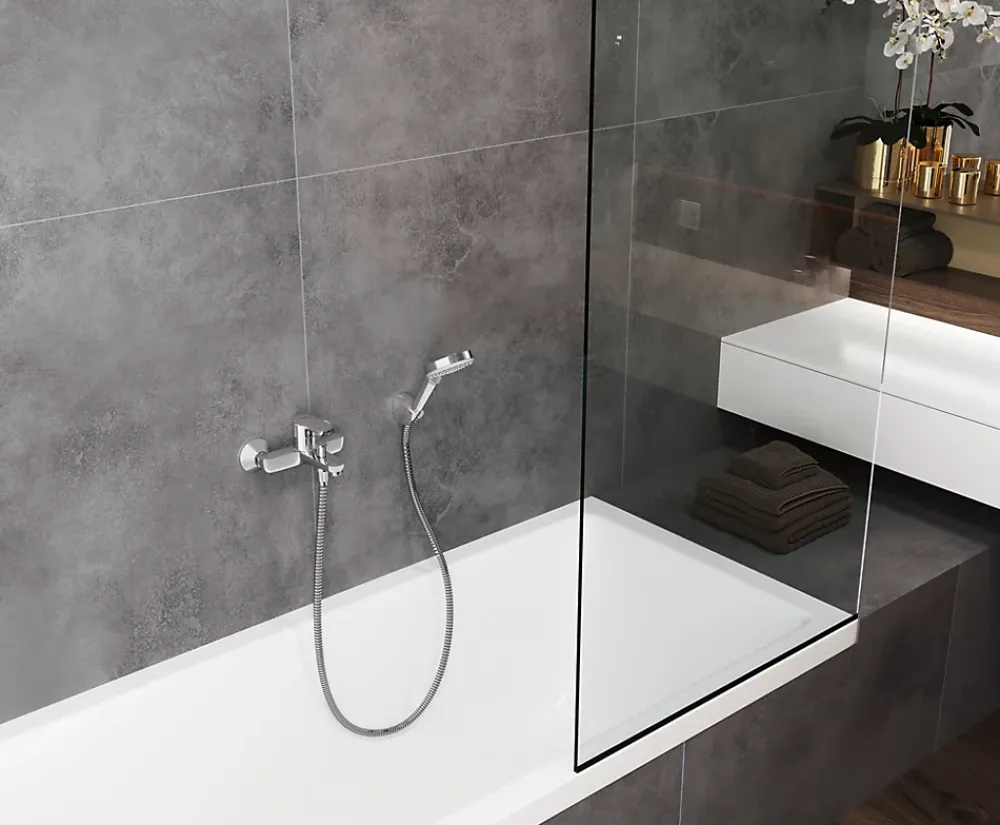 Robinet De Baignoire|Hansgrohe Mitigeur bain douche chrome Vernis Blend