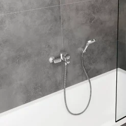 Robinet De Baignoire|Hansgrohe Mitigeur bain douche chrome Vernis Blend