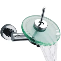 Autres Mitigeur Bain Douche Chromé avec coupole en verre cascade