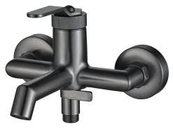 Edouard Rousseau Mitigeur bain douche mécanique graphite mat, Molty